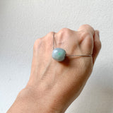 A-Grade Natural Lavender Green Jadeite Barrel No. 172628