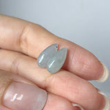 9.62cts A-Grade Natural Bluish Lavender Green Jadeite Droplet (Pair) No.180687