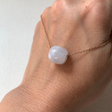 A-Grade Natural Lilac Jadeite Barrel No. 172629