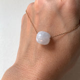 A-Grade Natural Lilac Jadeite Barrel No. 172629