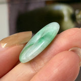 A-Grade Natural Moss On Snow Jadeite Donut No.172763