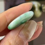A-Grade Natural Moss On Snow Jadeite Donut No.172763