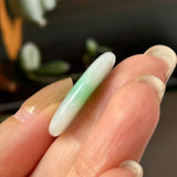 A-Grade Natural Moss On Snow Jadeite Donut No.172764