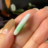 A-Grade Natural Moss On Snow Jadeite Donut No.172765