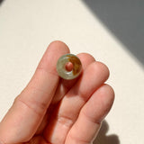 A-Grade Natural Yellowish Green Brown Jadeite Barrel No. 172630