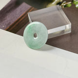 A-Grade Natural Moss On Snow Jadeite Donut No.172767