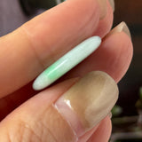 A-Grade Natural Moss On Snow Jadeite Donut No.172767