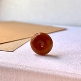 A-Grade Natural Red Jadeite Donut No.171215