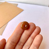 A-Grade Natural Red Jadeite Donut No.171215