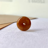 A-Grade Natural Red Jadeite Donut No.170510