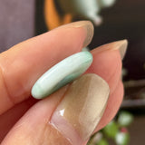 A-Grade Natural Moss On Snow Jadeite Donut No.172769