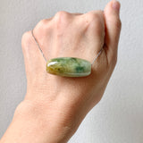 A-Grade Natural Earthy Tone Jadeite Barrel No. 220390