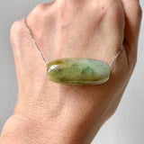 A-Grade Natural Earthy Tone Jadeite Barrel No. 220390