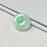 A-Grade Natural Moss On Snow Jadeite Donut No.172770