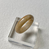 17.7mm A-Grade Natural Yellow Jadeite Ring Band No. 161893