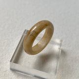 17.7mm A-Grade Natural Yellow Jadeite Ring Band No. 161893