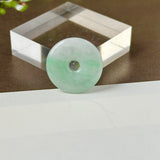 A-Grade Natural Moss On Snow Jadeite Donut No.172771