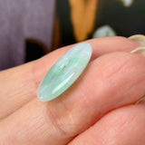 A-Grade Natural Moss On Snow Jadeite Donut No.172771