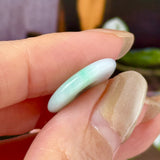 A-Grade Natural Moss On Snow Jadeite Donut No.172771