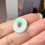 A-Grade Natural Moss On Snow Jadeite Donut No.172772