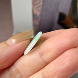 A-Grade Natural Moss On Snow Jadeite Donut No.172772