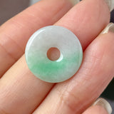 A-Grade Natural Moss On Snow Jadeite Donut No.172772