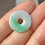 A-Grade Natural Moss On Snow Jadeite Donut No.172772