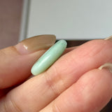 A-Grade Natural Moss On Snow Jadeite Donut No.172773