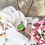 A-Grade Moss On Snow Jadeite Pendant (Moonlight) No.172145