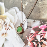 A-Grade Moss On Snow Jadeite Pendant (Moonlight) No.172145