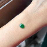 1.36cts A-Grade Natural Imperial Green Jadeite Oval Cabochon No.220469
