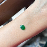 1.36cts A-Grade Natural Imperial Green Jadeite Oval Cabochon No.220469