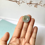 A-Grade Natural Blue Yellow Jadeite Donut No.171207