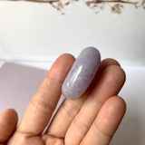 A-Grade Natural Lavender Green Jadeite Donut No.171186