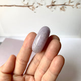 A-Grade Natural Lavender Green Jadeite Donut No.171186