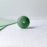 A-Grade Natural Green Jadeite Donut No.171212