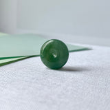 A-Grade Natural Green Jadeite Donut No.171212
