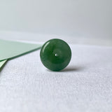 A-Grade Natural Green Jadeite Donut No.171212
