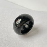 16.4mm A-Grade Natural Black Jadeite Ring Band No. 161347
