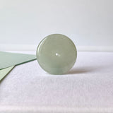 A-Grade Natural Light Yellowish Green Jadeite Donut No.171183