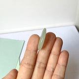 A-Grade Natural Light Yellowish Green Jadeite Donut No.171183
