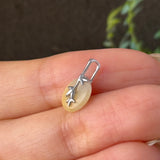 A-Grade Yellow Jadeite Donut Bamboo Pendant No.172780