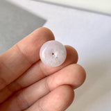 A-Grade Natural Lilac Jadeite Donut Pendant No.171237