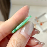 A-Grade Imperial Green Jadeite Ruyi Pendant No. 172729
