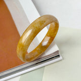 55mm A-Grade Russet Jadeite Modern Round Bangle No.151191