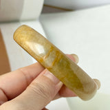 55mm A-Grade Russet Jadeite Modern Round Bangle No.151191