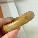 55mm A-Grade Russet Jadeite Modern Round Bangle No.151191