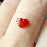 0.80cts A-Grade Natural Red Jadeite Heart No.172150