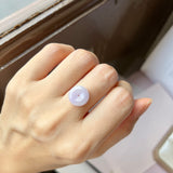SOLD OUT: A-Grade Natural Lavender Jadeite Donut No. 172473