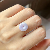 SOLD OUT: A-Grade Natural Lavender Jadeite Donut No. 172473